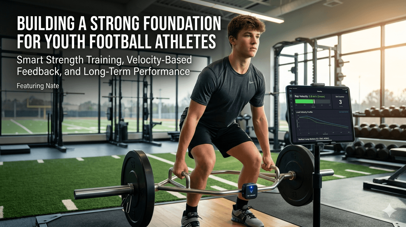 Youth Football Athlete Developing a Foundation for Long-Term Performance